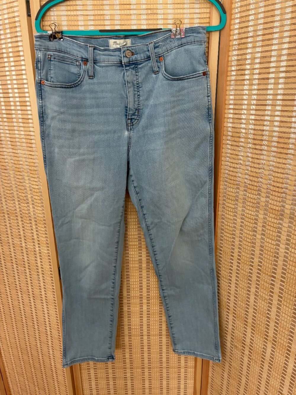Madewell High-Rise Stovepipe Jeans